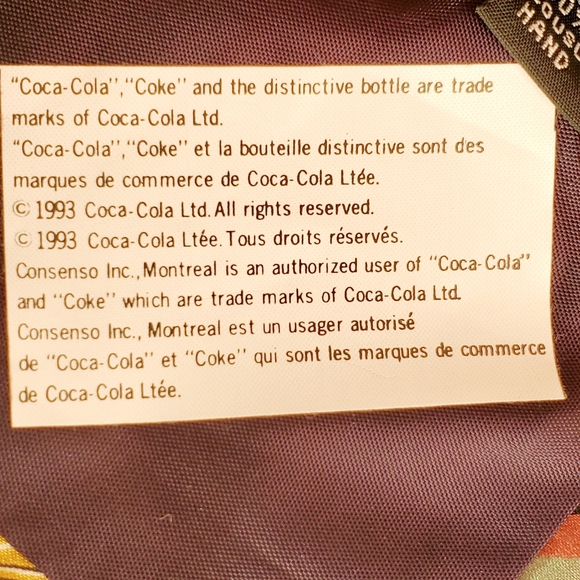 Vintage Coca Cola Silk Neck Tie - Picture 4 of 6